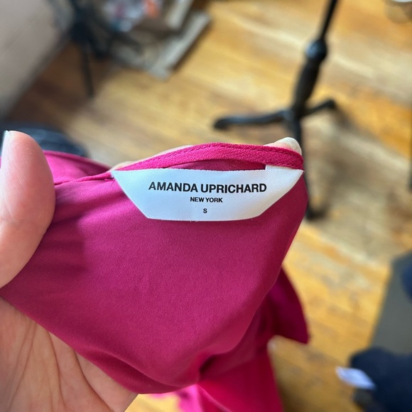 NWOT Amanda Uprichard Vibrant Pink Dress - Picture 3 of 3